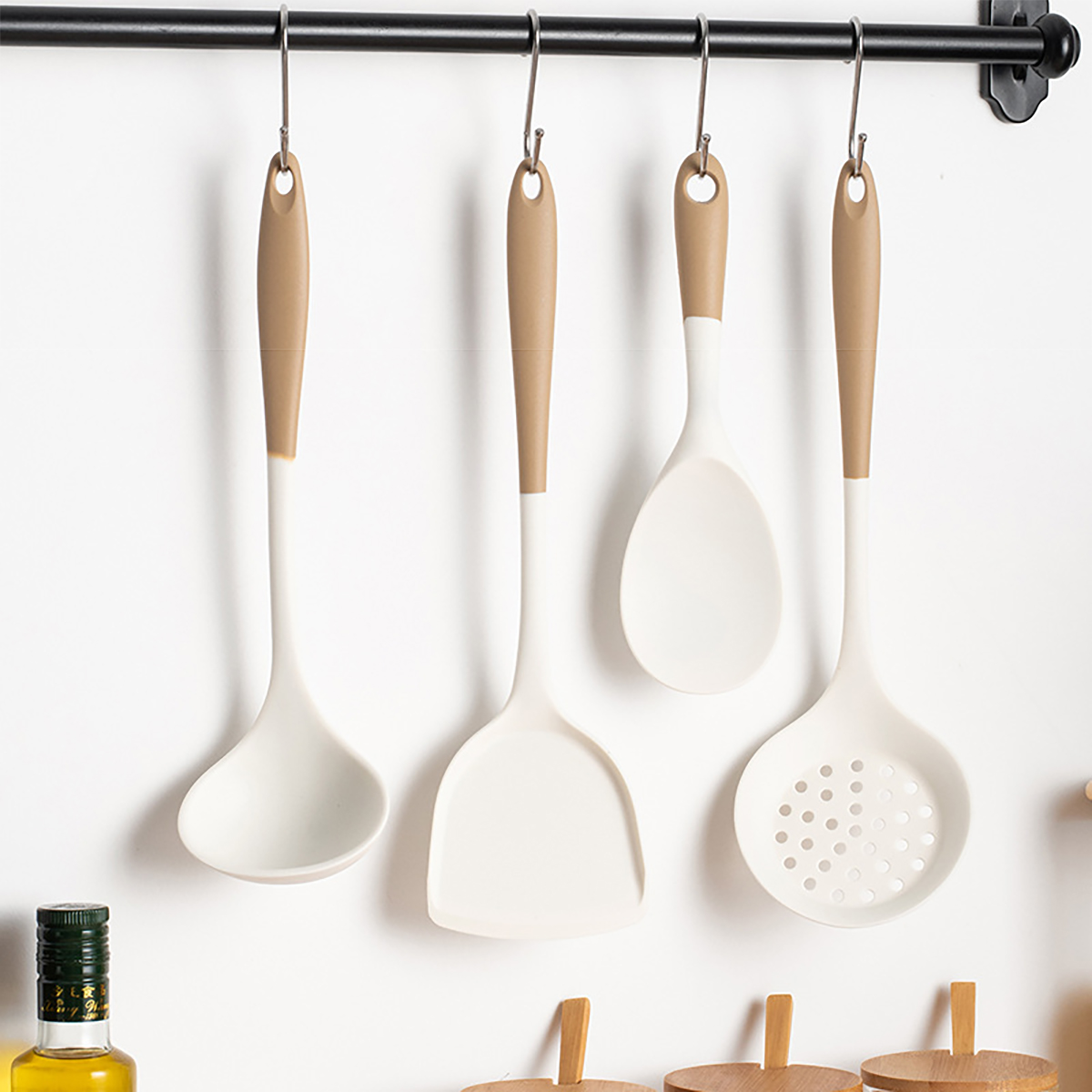 Home Cooking Services - 4 Stuks Siliconen Keukengerei Set Pot