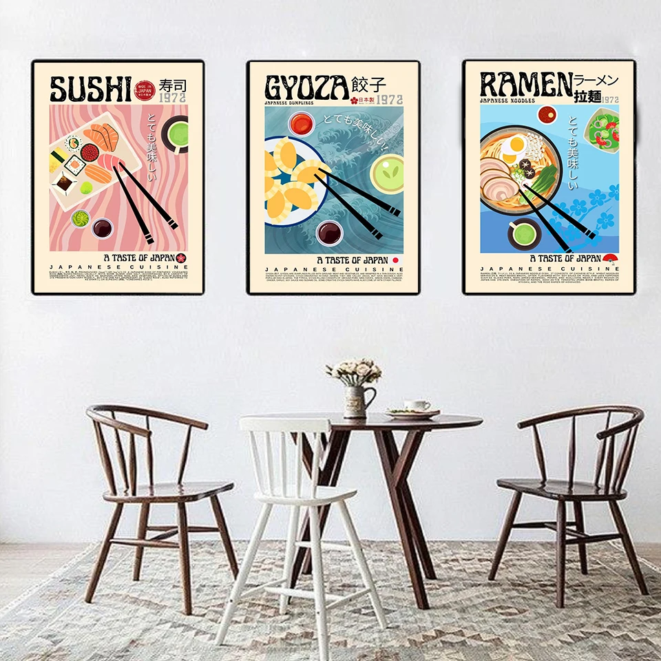 Home Cooking Asian - Aziatische Retro Japanse Korea Vintage Voedsel