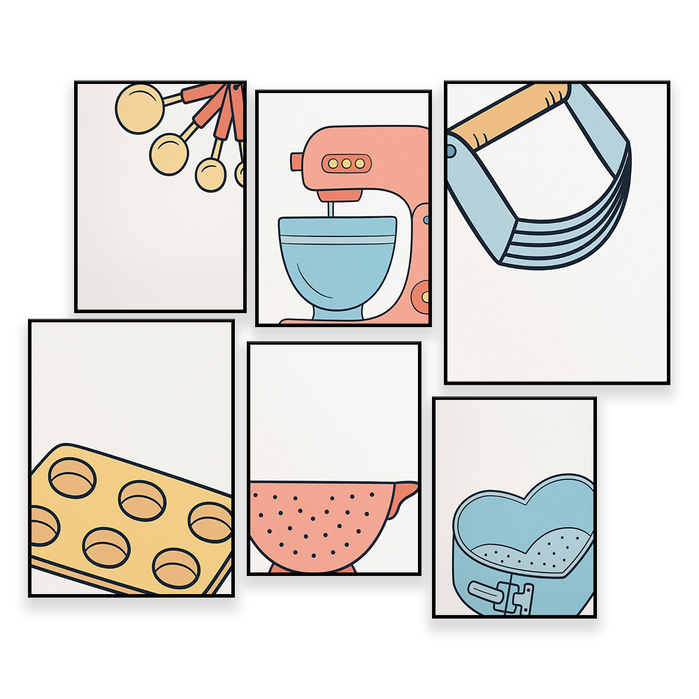 Home Cooking Classes - Bakken Galerij Muur, Klaslokaal Decor, knapperig,
