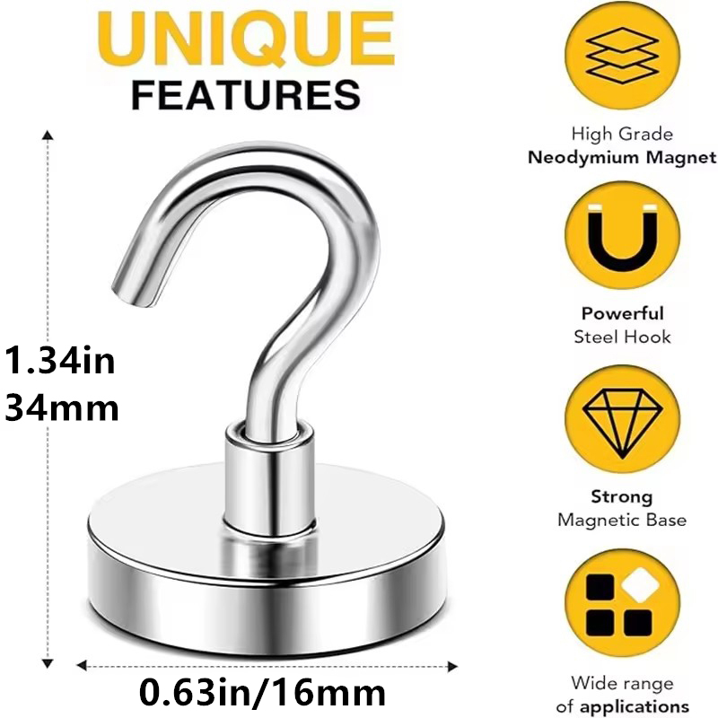 8 Kleuren 16mm Zware Magneet S - Home Cooking Delivery recensie en prijs