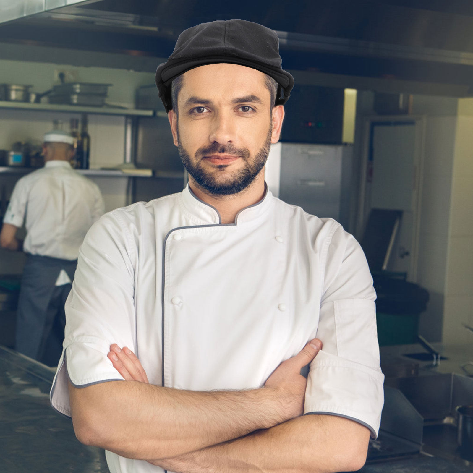 Keukenwerkhoed van canvas in b - Home Cooking Classes recensie en prijs