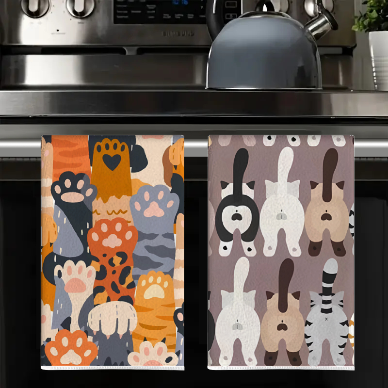 2 stuks, keukenhanddoeken met  - Home Cooking Is The Best recensie en prijs
