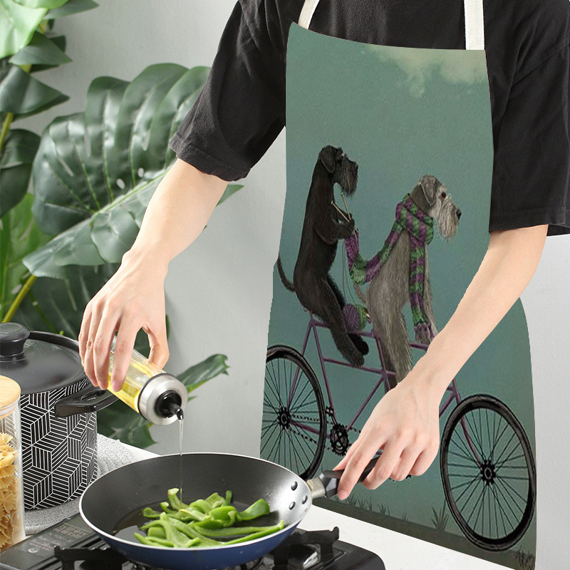 Dierlijke stijl schort voor ma - Home Cooking For Dogs recensie en prijs