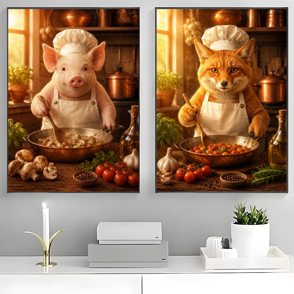 Grappige dierenchef-kok keuken - Home Cooking Definition recensie en prijs