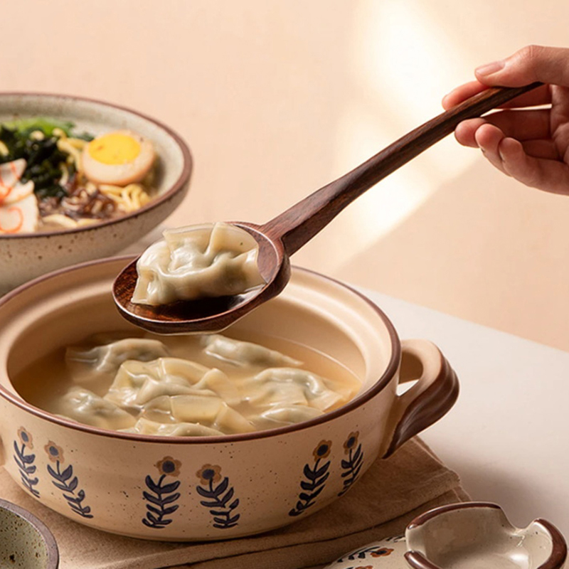 Lange steel houten ramenlepel  - Home Cooking Services recensie en prijs