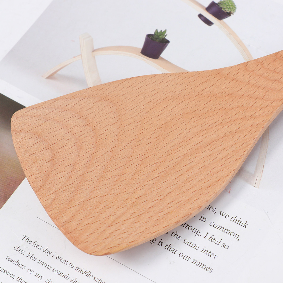 1 stuk houten rijstspatel, nat - Home Cooking Services recensie en prijs