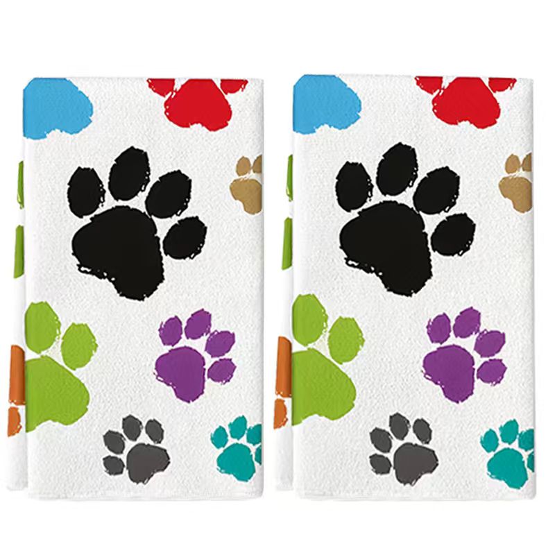 2 stuks, kleurrijke keukenhand - Home Cooking For Dogs recensie en prijs