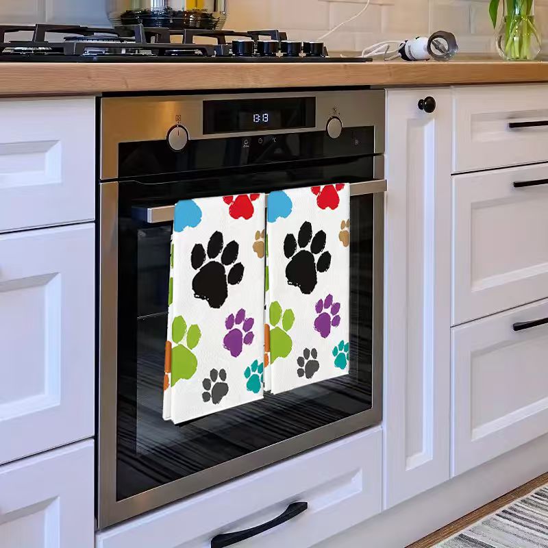 2 stuks, kleurrijke keukenhand - Home Cooking For Dogs recensie en prijs