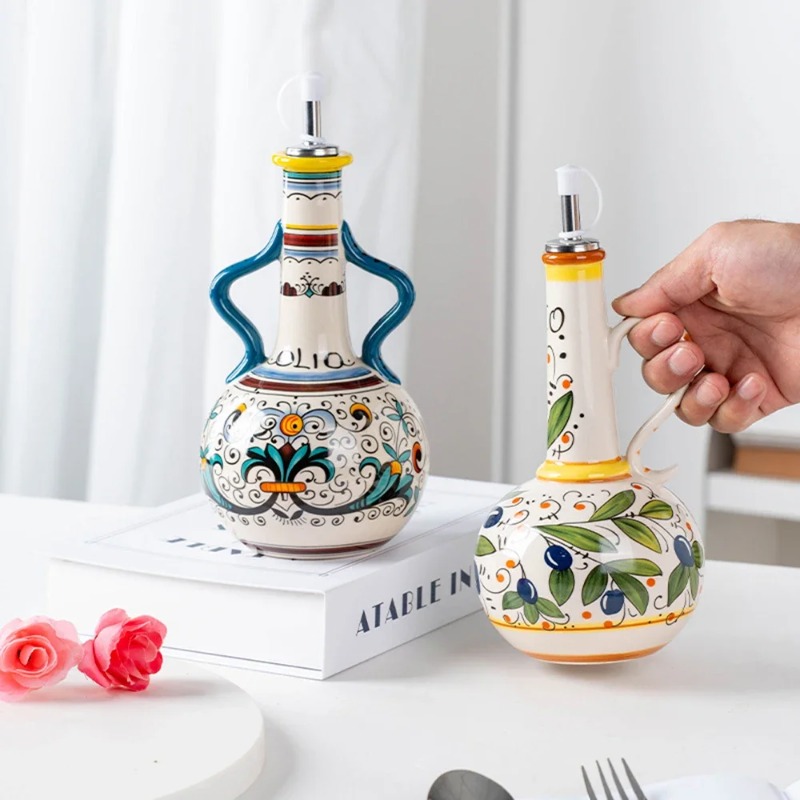 Keramische oliefles, sojasausf - Home Cooking Delivery recensie en prijs