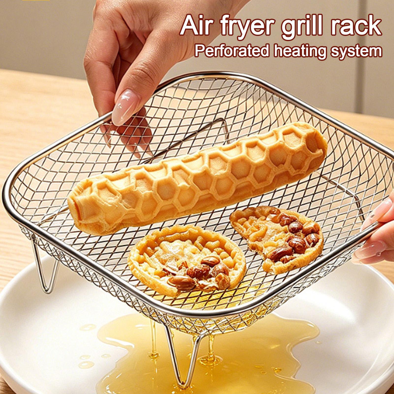 Airfryerrek van roestvrij staa - Home Cooking Services recensie en prijs